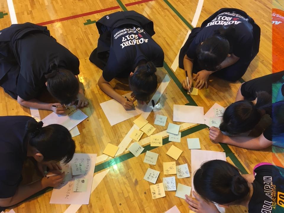 青森県立弘前中央高等学校　なぎなた部
『強みを活かして目標を達成する～ワークショップ型ミーティング～』